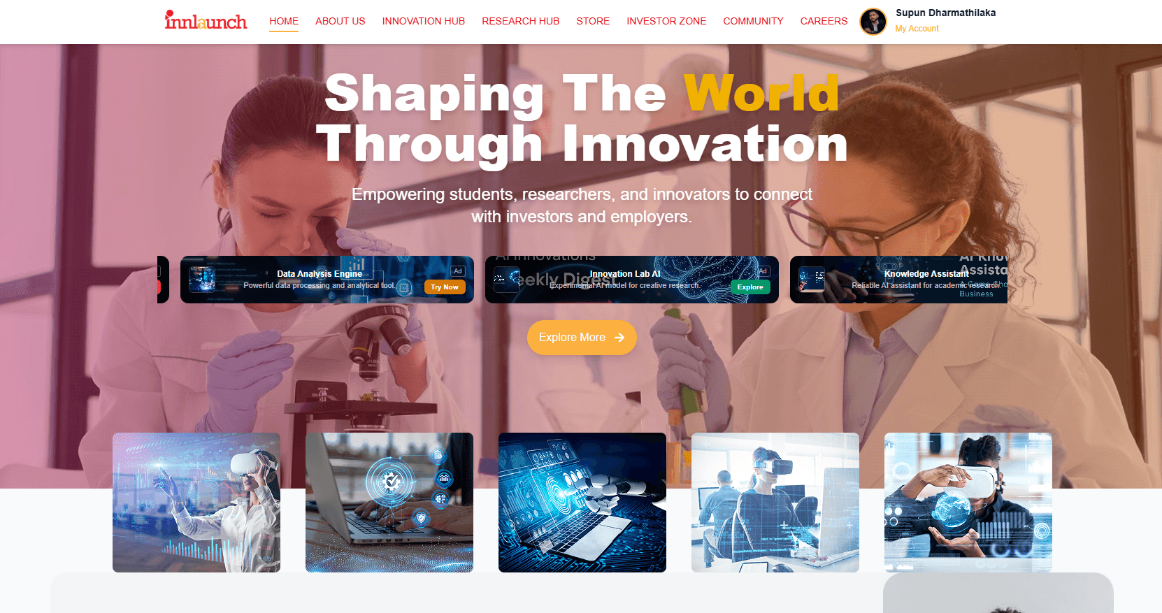 Research Connect Platform ( Innlaunch)